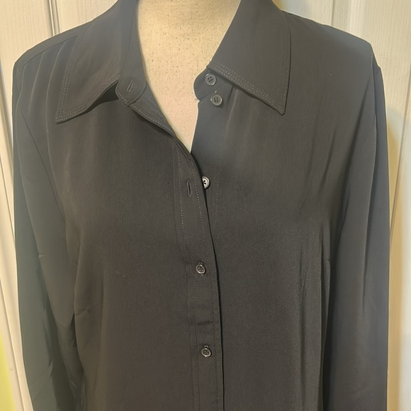 Madewell Black Long Sleeve Maxi Dress - Picture 2 of 7